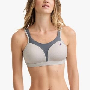 Champion Women's Two-Tone Gray Sports Bra